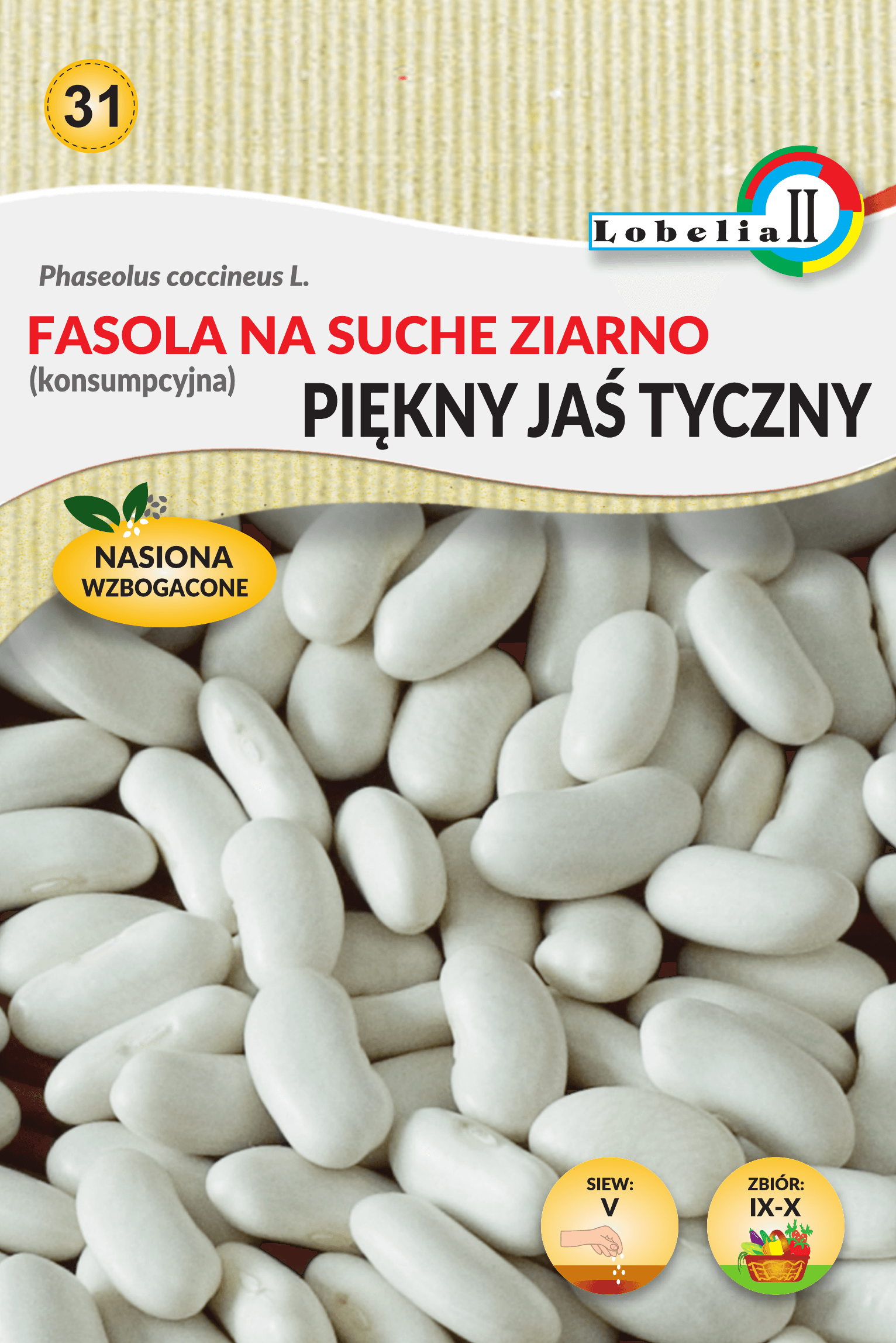 Fasola piękny jaś tyczny