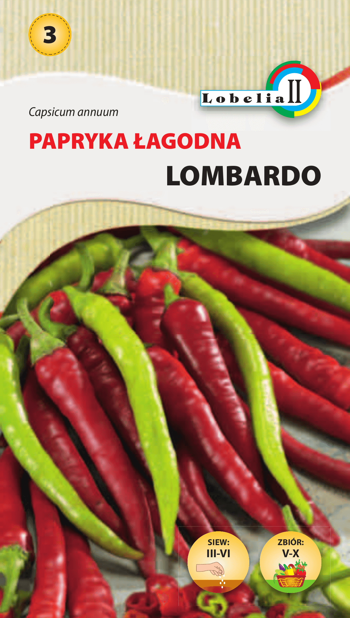 Papryka łagodna lombardo